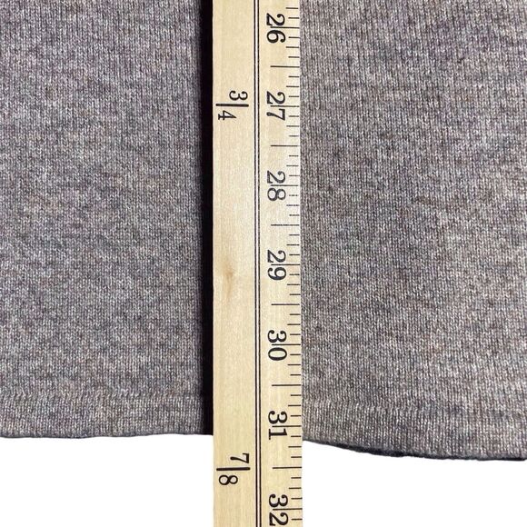 J.JILL Pure Jill Cashmere Cardigan Sweater Size 2X Beige Long Line V-Neck Button - Picture 15 of 16